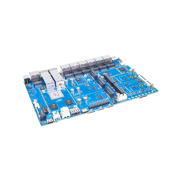 Banana Pi BPI‑R4 Pro 4E  WiFi 7 Router Development Board, MediaTek MT7988A Quad‑Core Cortex‑A73 4GB DDR4, OpenWrt Compatible