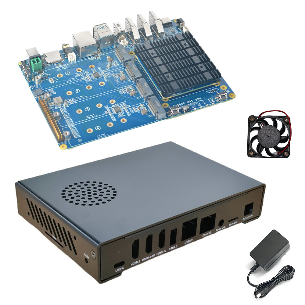 CM3588 NAS Kit Metal Case - Not Include CM3588 NAS Kit