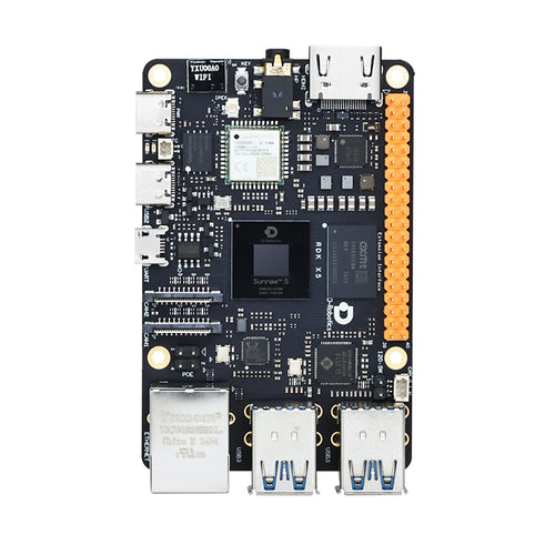 D-Robotics RDK X5 Development Kit with 10 TOPS AI Chip, 8-core CPU, Rich Interfaces for Smart Robot Applications