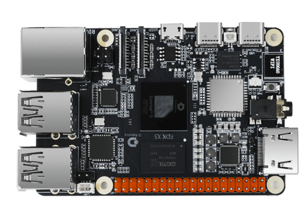 D-Robotics RDK X5 Development Kit with 10 TOPS AI Chip, 8-core CPU, Rich Interfaces for Smart Robot Applications