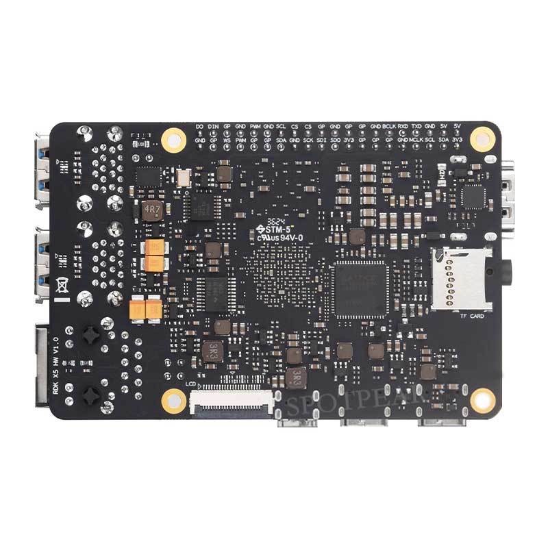 D-Robotics RDK X5 Development Kit with 10 TOPS AI Chip, 8-core CPU, Rich Interfaces for Smart Robot Applications