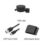 YDLIDAR TSA LiDAR - 0.12-8 Meter, 360°, TOF,3000 Hz -  Lidar Laser Ranging Sensor
