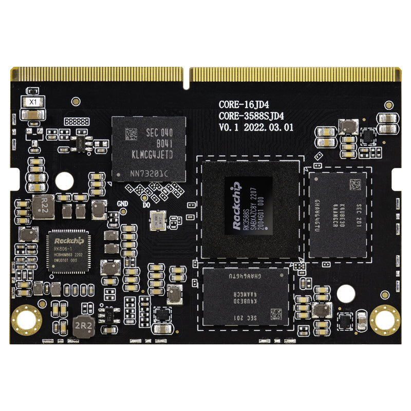 Firefly Core-3588SJD4 - RockChip RK3588S SOM , up to 2.4GHz 6 TOPS  NPU, Support UEFI Boot,Android 12.0,Linux
