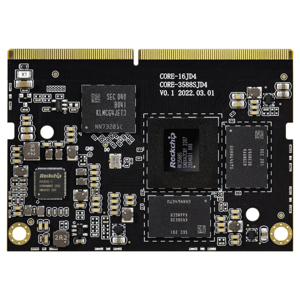 Firefly Core-3588SJD4 - RockChip RK3588S SOM , up to 2.4GHz 6 TOPS  NPU, Support UEFI Boot,Android 12.0,Linux