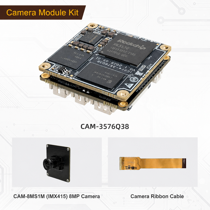 Rockchip RK3576 Industrial Mini Motherboard - 6 TOPS NPU & 8K Video Codec (Ubuntu/Linux/Android)