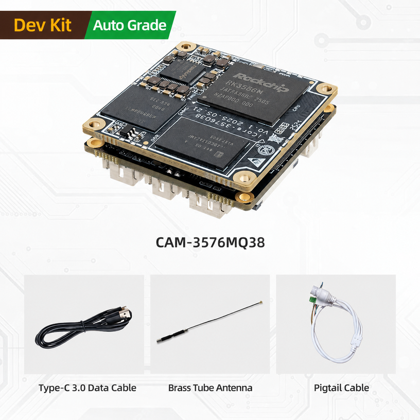 Rockchip RK3576 Industrial Mini Motherboard - 6 TOPS NPU & 8K Video Codec (Ubuntu/Linux/Android)