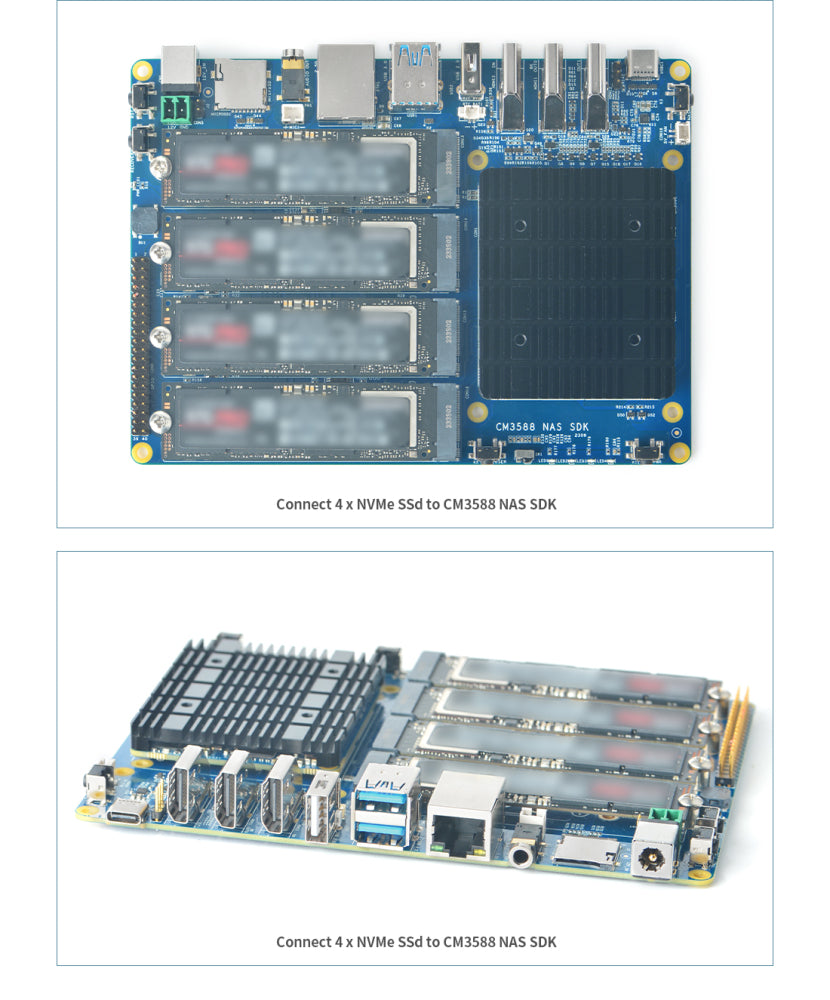 CM3588 Plus Nas Kit - Up to 32GB RAM Rockchip RK3588 Computing Module - NAS / Server / Android TV Secondary image