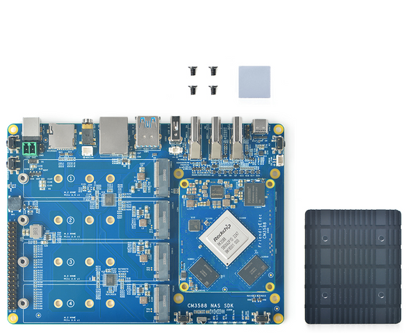 CM3588 Plus Nas Kit - Up to 32GB RAM Rockchip RK3588 Computing Module - NAS / Server / Android TV