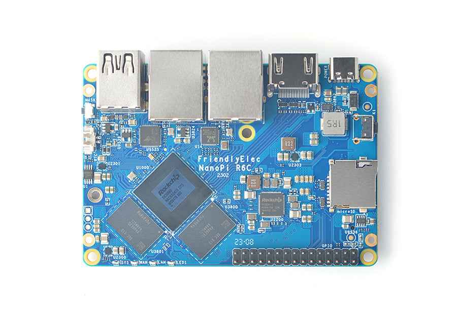 NanoPi R6C 2.5GbE Openwrt Router- 8K Vedio decode 6TOP AI NPU