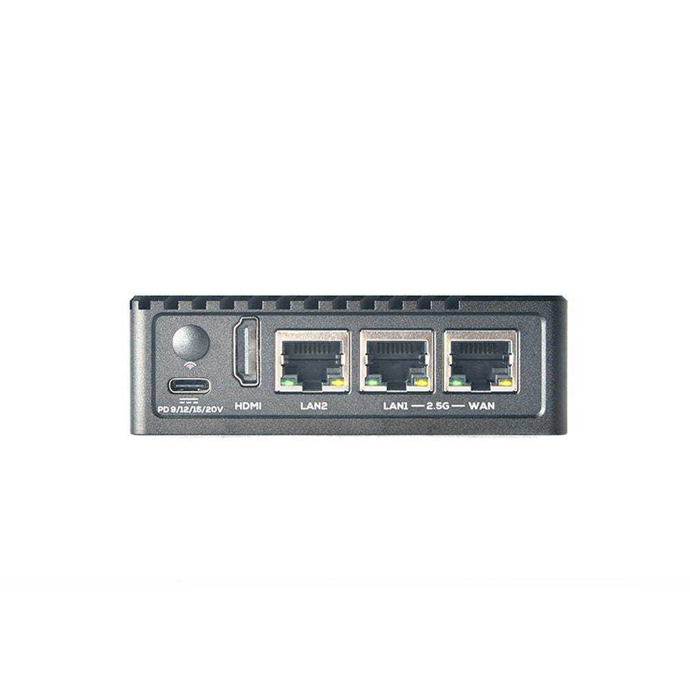 NanoPi R6S OpenWrt Router - 2.5G Ethernet x2, GbE x1, 6TOPS AI NPU for NAS,Router - Multi OS FriendlyWrt/ Android TV/Ubuntu/Debian