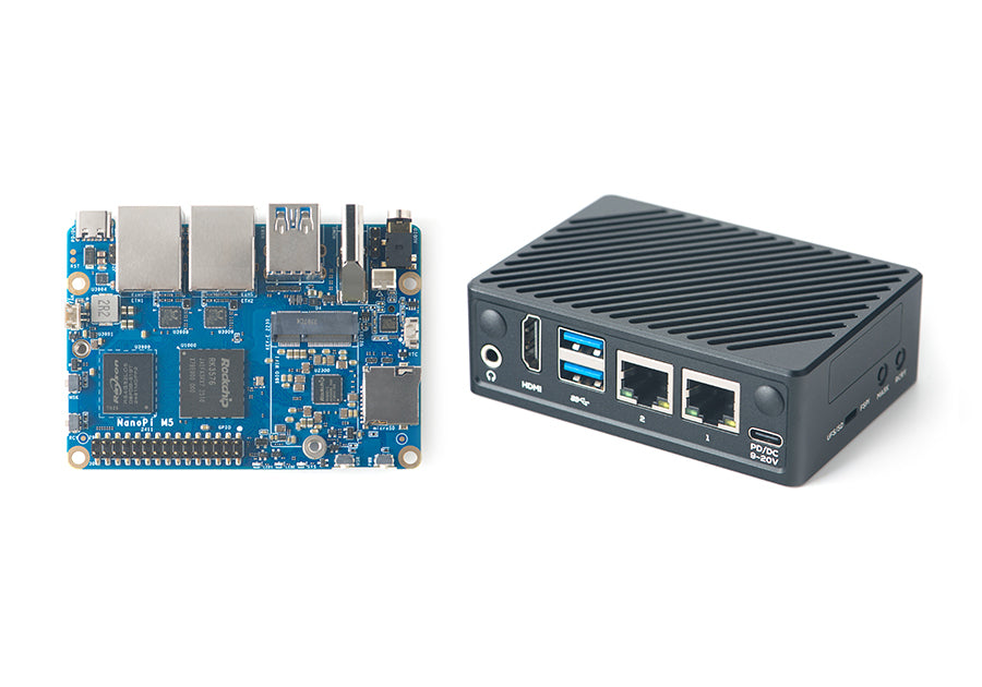FriendlyElec NanoPi M5 - with Rockchip RK3576 and 6 TOPS NPU 8GB/16GB RAM, MIPI-CSI, Build Your AI Projects Main image