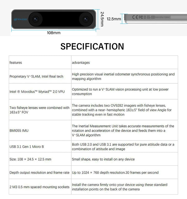Intel RealSense Tracking Camera T265