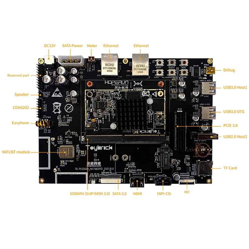HH-SCDAYU200, OpenHarmony 3.1 Main line, Supports Android,Linux