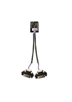 youyeetoo IIO-COMB-1-2, Wide-Temp M.2 A+E Key Serial Expansion Card, 2×RS232 or 2×RS485, 30 cm Cable