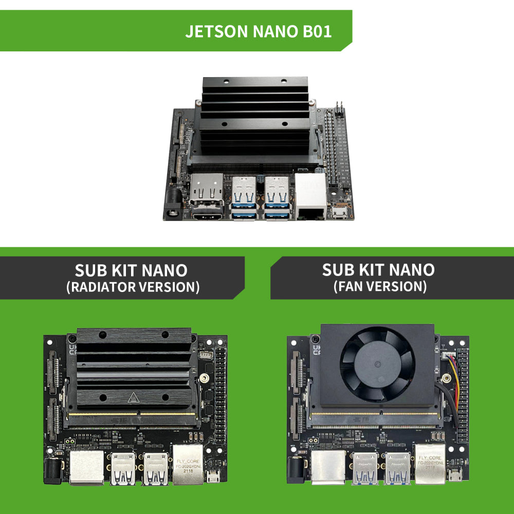 Jetson Nano B01 Subkit Nano Kit - NVIDIA Jetson nano 4GB