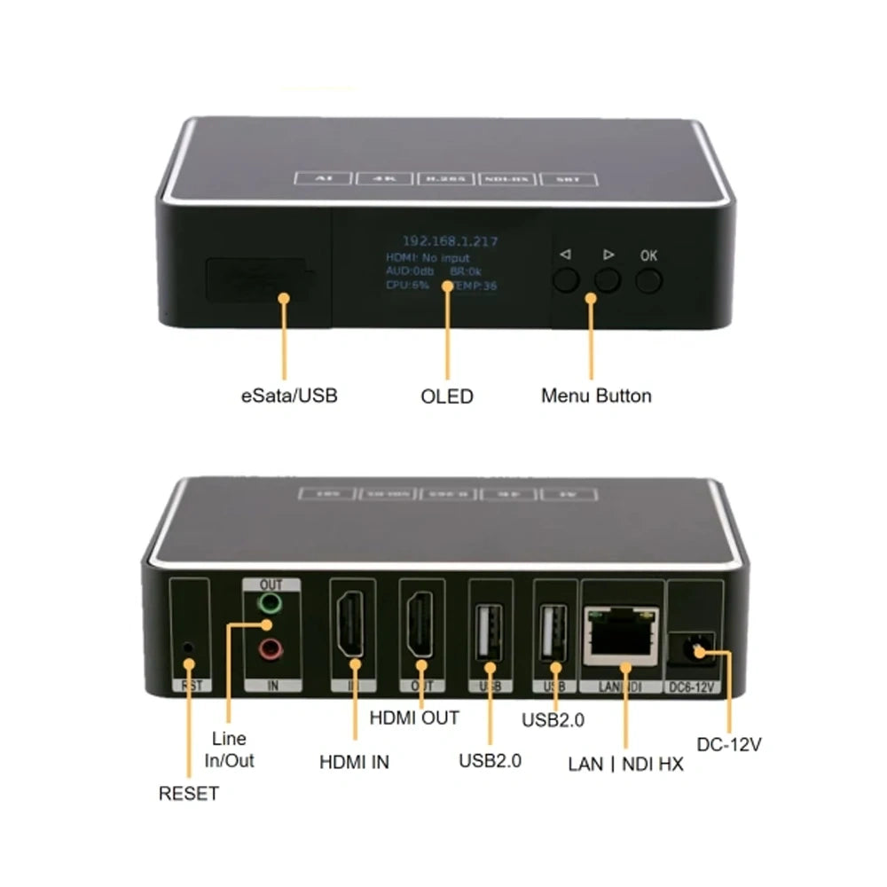 LinkPi ENC1-V3 NDI Encoder - ENC1-V2 upgraded version, RTSP/RTMP/HTTP/HLS Main image