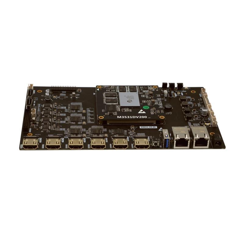 LinkPi ENC4 Development Board – 4-Channel 4K HDMI Input with 2-Channel Output, Hi3531DV200 Open-Source Development Board, Supports H.265/H.264