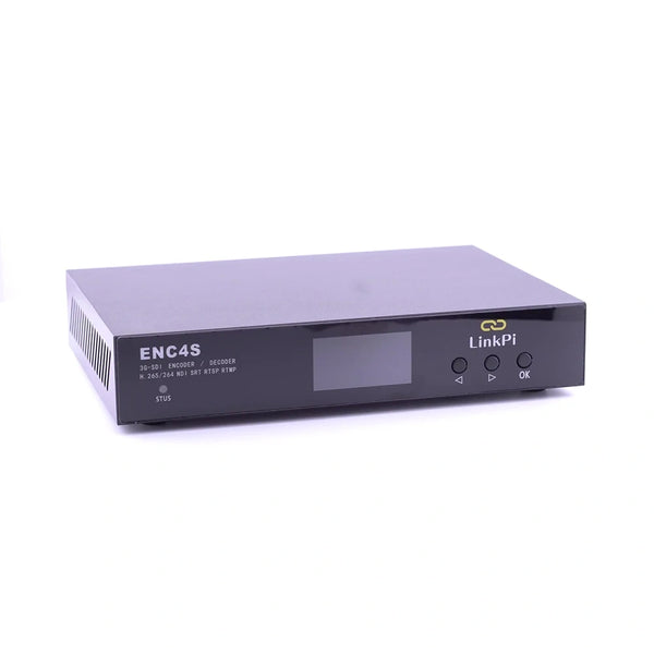 LinkPi ENC4S NDI Encoder - 4x SDI Encoder, 4K Decoder SRT, NDI, RTMP Live Streaming
