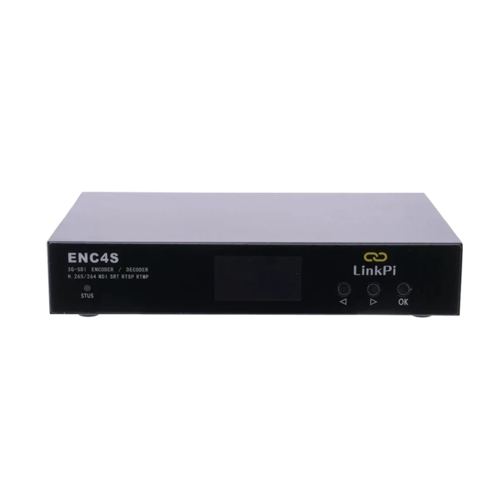 LinkPi ENC4S NDI Encoder - 4x SDI Encoder, 4K Decoder SRT, NDI, RTMP Live Streaming