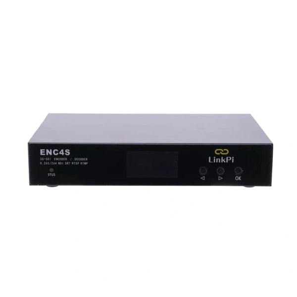 LinkPi ENC4S NDI Encoder - 4x SDI Encoder, 4K Decoder SRT, NDI, RTMP Live Streaming