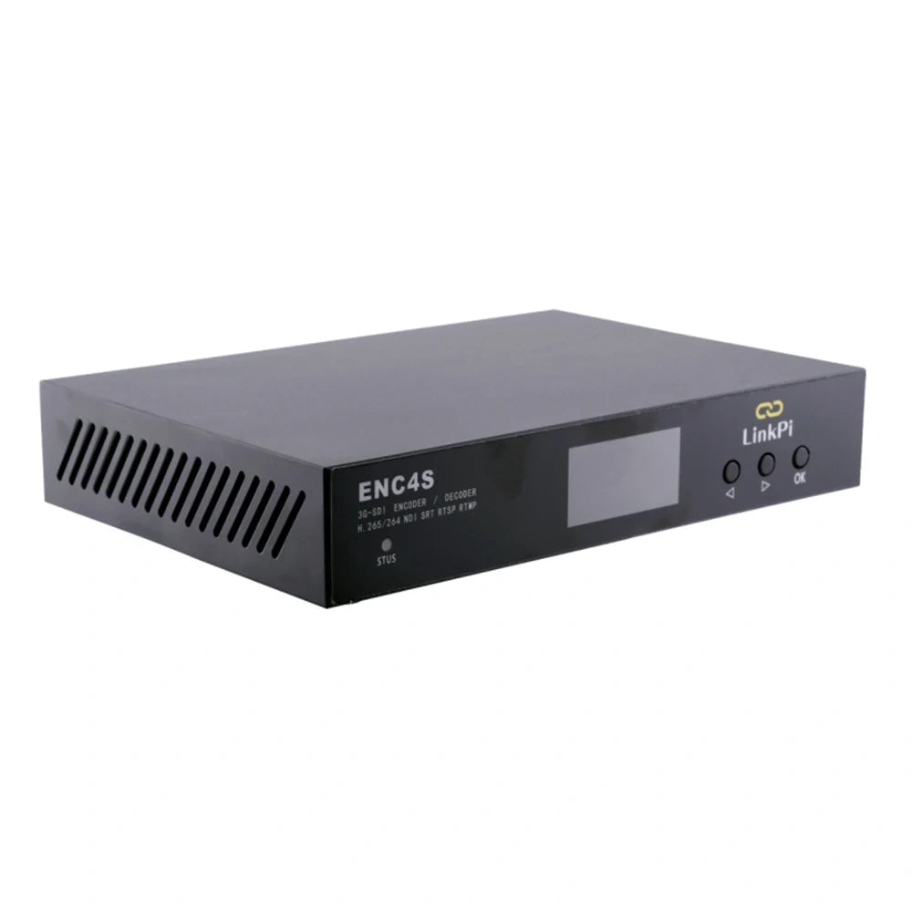 LinkPi ENC4S NDI Encoder - 4x SDI Encoder, 4K Decoder SRT, NDI, RTMP Live Streaming