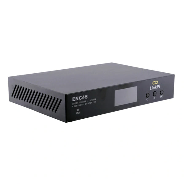 LinkPi ENC4S NDI Encoder - 4x SDI Encoder, 4K Decoder SRT, NDI, RTMP Live Streaming