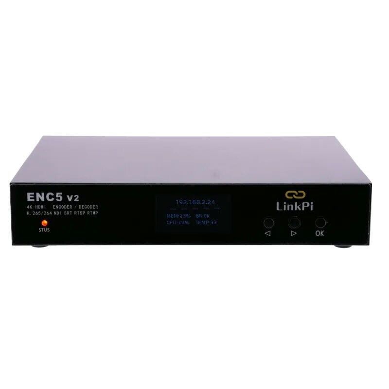 Linkpi ENC5v2 5CH 4K HDMI Encoder Video Decoder SRT NDI RTMP HD Live Streaming