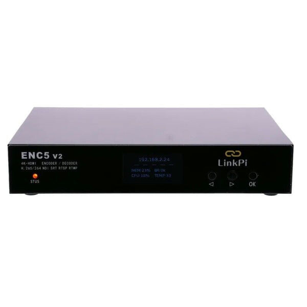 Linkpi ENC5v2 5CH 4K HDMI Encoder Video Decoder SRT NDI RTMP HD Live Streaming
