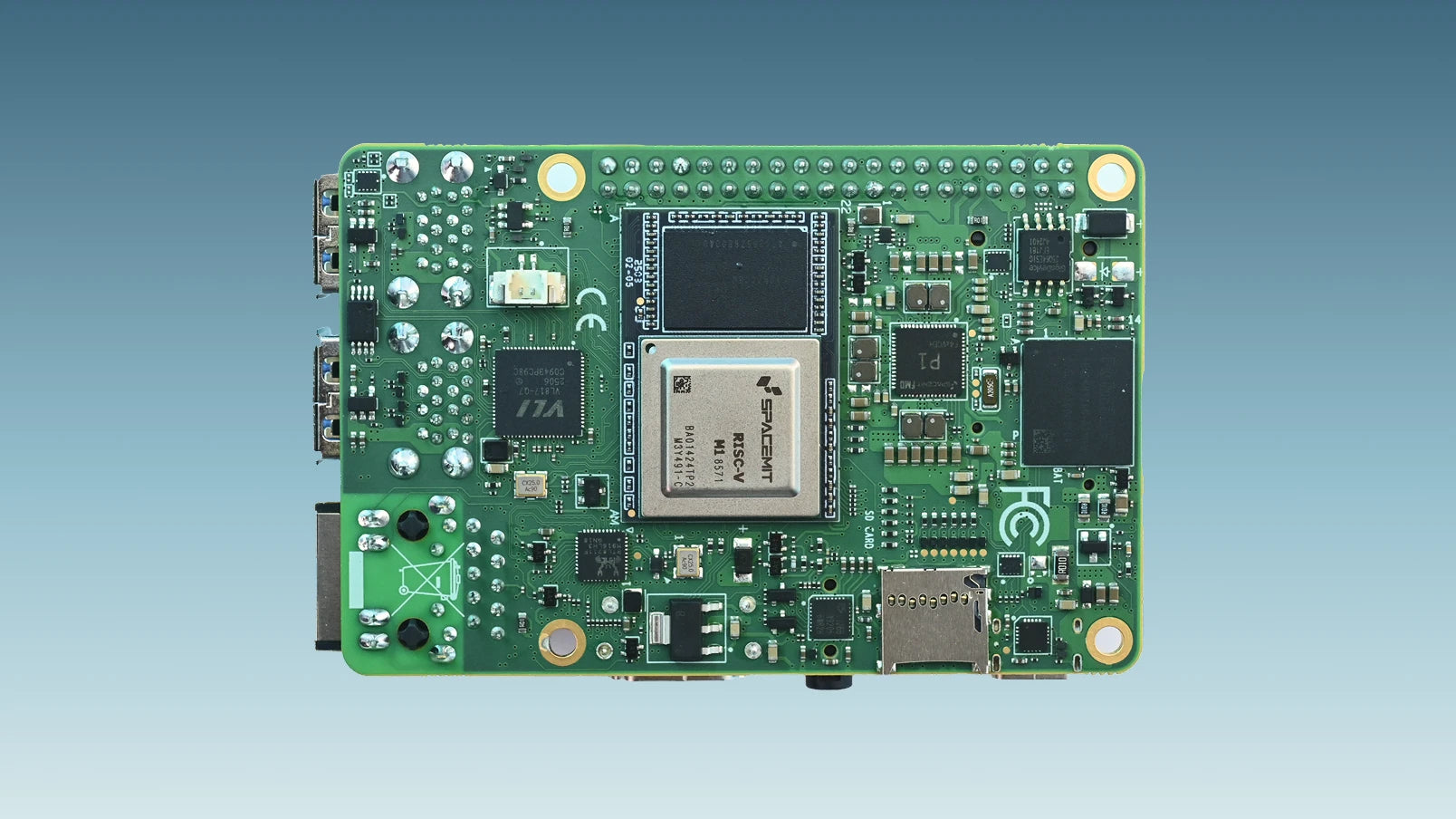 MUSE Pi Pro SBC, Spacemit RISC-V 8-Core,2.0 TOPS NPU