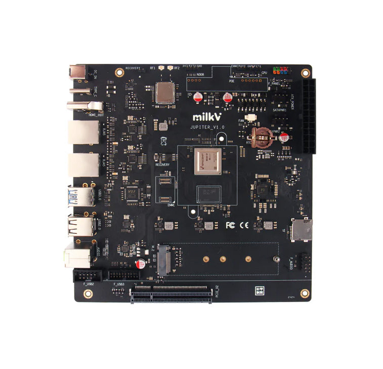 Milk-V Jupiter, Spacemit M1/K1 Octa-core RVA22 RVV1.0 RISC-V SoC, 2TOPS Mini-ITX up to16GB RAM Main image