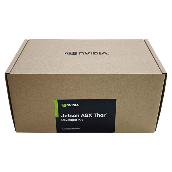 NVIDIA Jetson Thor Edge AI Computer, 128 GB LPDDR5X, 2070-TFLOPS Blackwell GPU, 40-130 W Power for Humanoid & AMR Robots