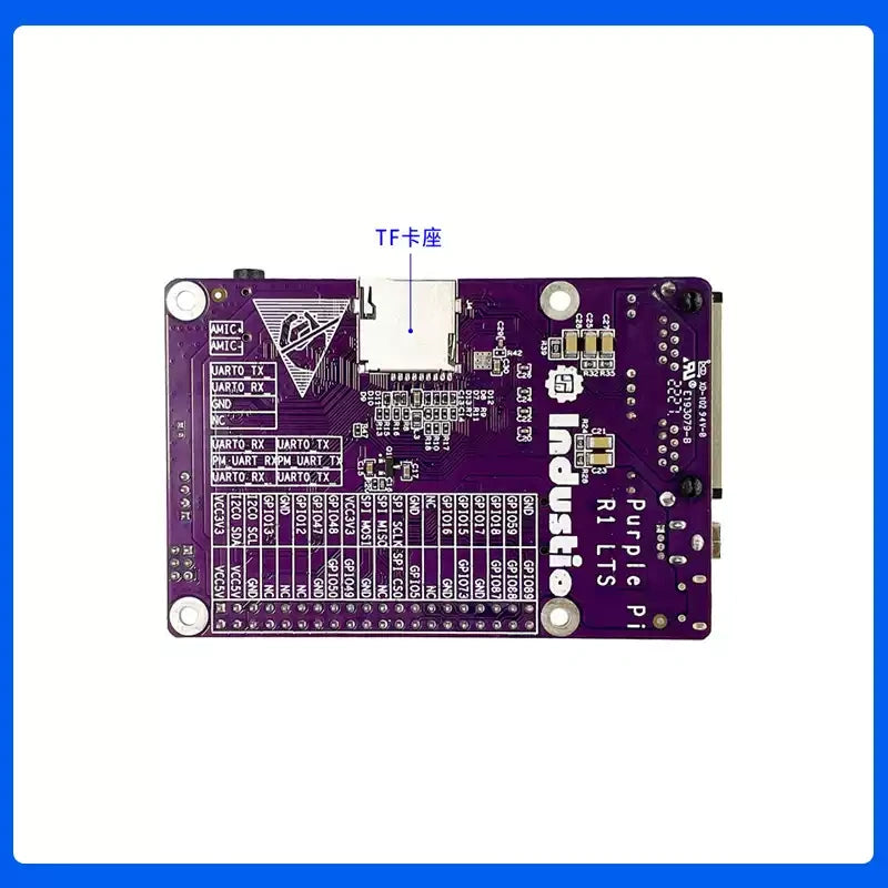 Purple Pi R1 - Dual Network SBC: Ideal Embedded Platform for Students and Developers - Buildroot