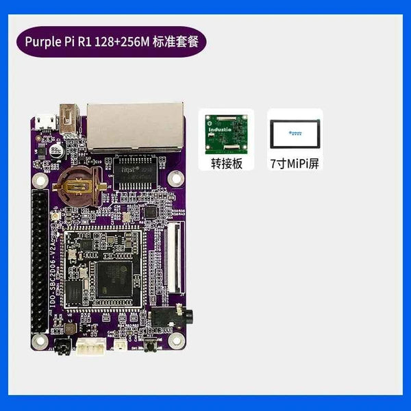 Purple Pi R1 - Dual Network SBC: Ideal Embedded Platform for Students and Developers - Buildroot