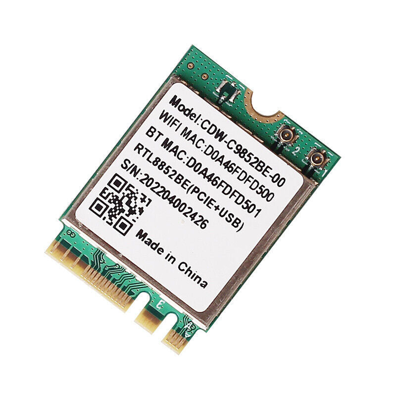 Wi-Fi 6 module CDW-C9852BE Realtek RTL8852BE NGFF M.2 2230 wifi card 2.4G/5GHzwifi Bluetooth 5.0