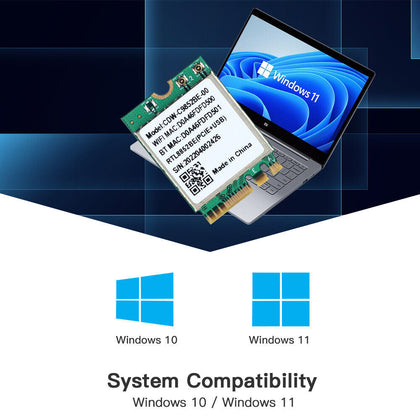 Realtek Wi Fi Module Wi-Fi 6 module CDW-C9852BE Realtek RTL8852BE NGFF M.2 2230 wifi card 2 ...