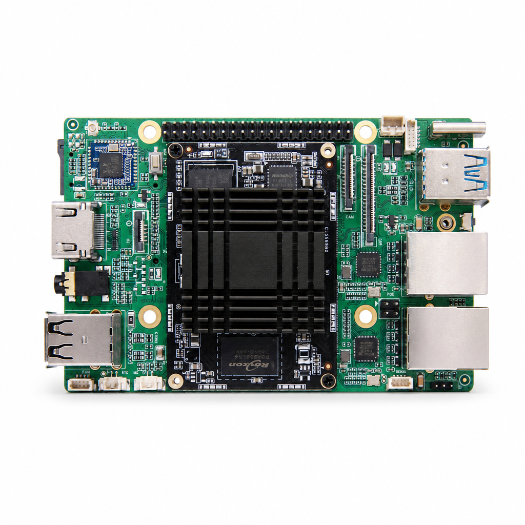 ShiMetaPi M4-R1 RK3568 OpenHarmony Single Board Computer (4GB+64GB, Dual GbE, 1 TOPS NPU)