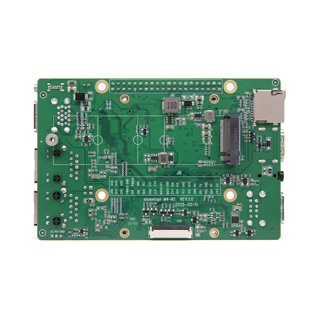 ShiMetaPi M4-R1 RK3568 OpenHarmony Single Board Computer (4GB+64GB, Dual GbE, 1 TOPS NPU)