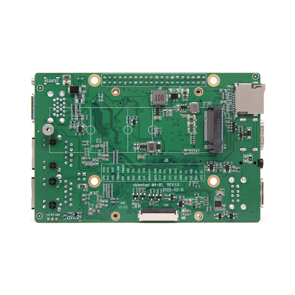 ShiMetaPi M4-R1 RK3568 OpenHarmony Single Board Computer (4GB+64GB, Dual GbE, 1 TOPS NPU)
