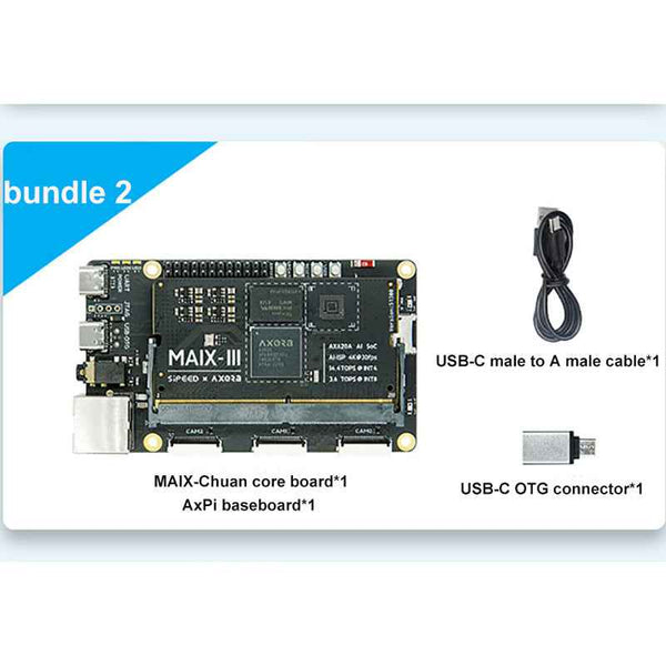 Sipeed M3AXPI - 14.4 TOPS  AI Vision Board -  AI ISP Low light night vision, AXERA AX620A