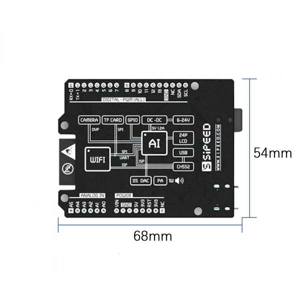 Sipeed Maixduino - K210 RISC-V AI+lOT ESP32 Compatible With Arduino