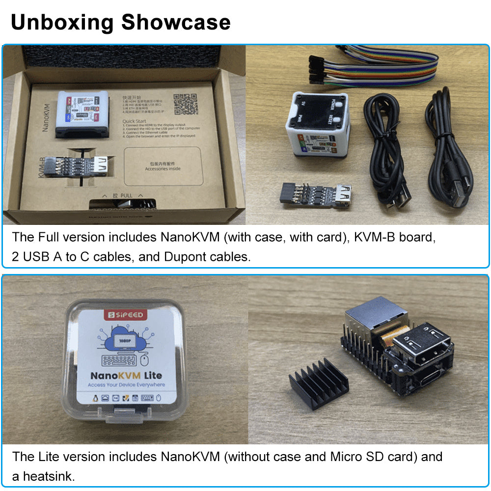 Sipeed NanoKVM Cube  - IP-KVM PiKVM Mini Remote Control Operations Server HDMI