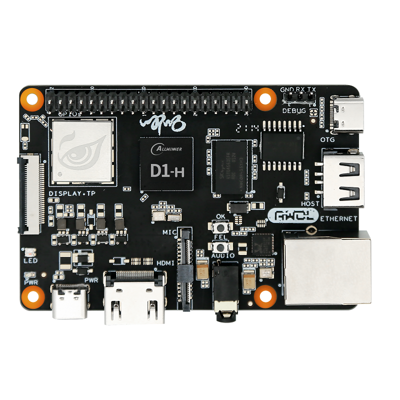 Sipeed Nezha D1 64bit RISC-V Linux SBC Board Allwinner D1 Support Ubuntu/Tina/Debian System