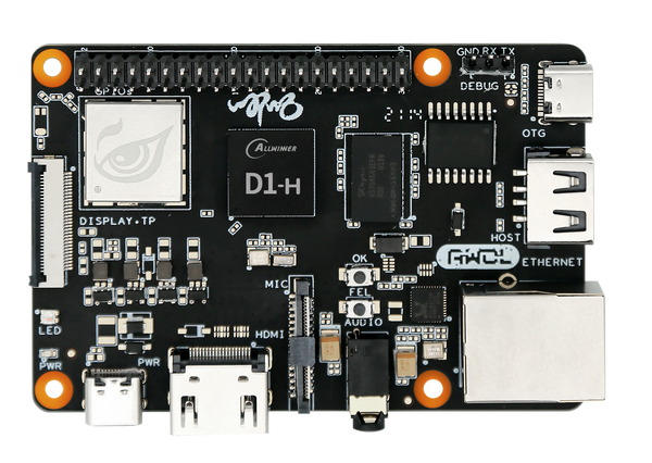 Sipeed Nezha D1 64bit RISC-V Linux SBC Board Allwinner D1 Support Ubuntu/Tina/Debian System
