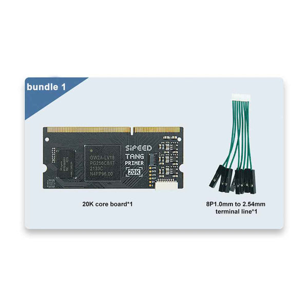 Sipeed Tang Primer 20K - FPGA Board, GOWIN GW2A GoAI - MINI system, TWO Ext-boards