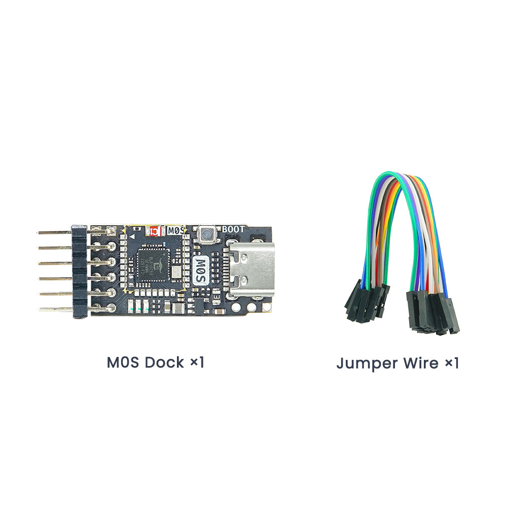 Sipeed M0S/M0S Dock - 4MB Flash, 512KB SRAM, 1CM*1CM, WiFi6 / BT 5.2 / Zigbee, BL616 RISC-V MCU -  tinyML BL616 RISC-V MCU Board