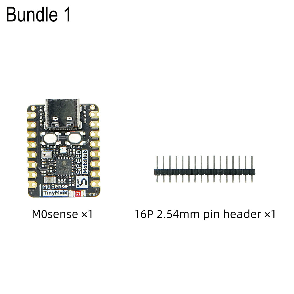 Sipeed M0sense - 0.68inch OLED, BT 5.0, IMU, MIC, AIoT, 144MHz, BL702 RISC-V - AIot RISC-V Board