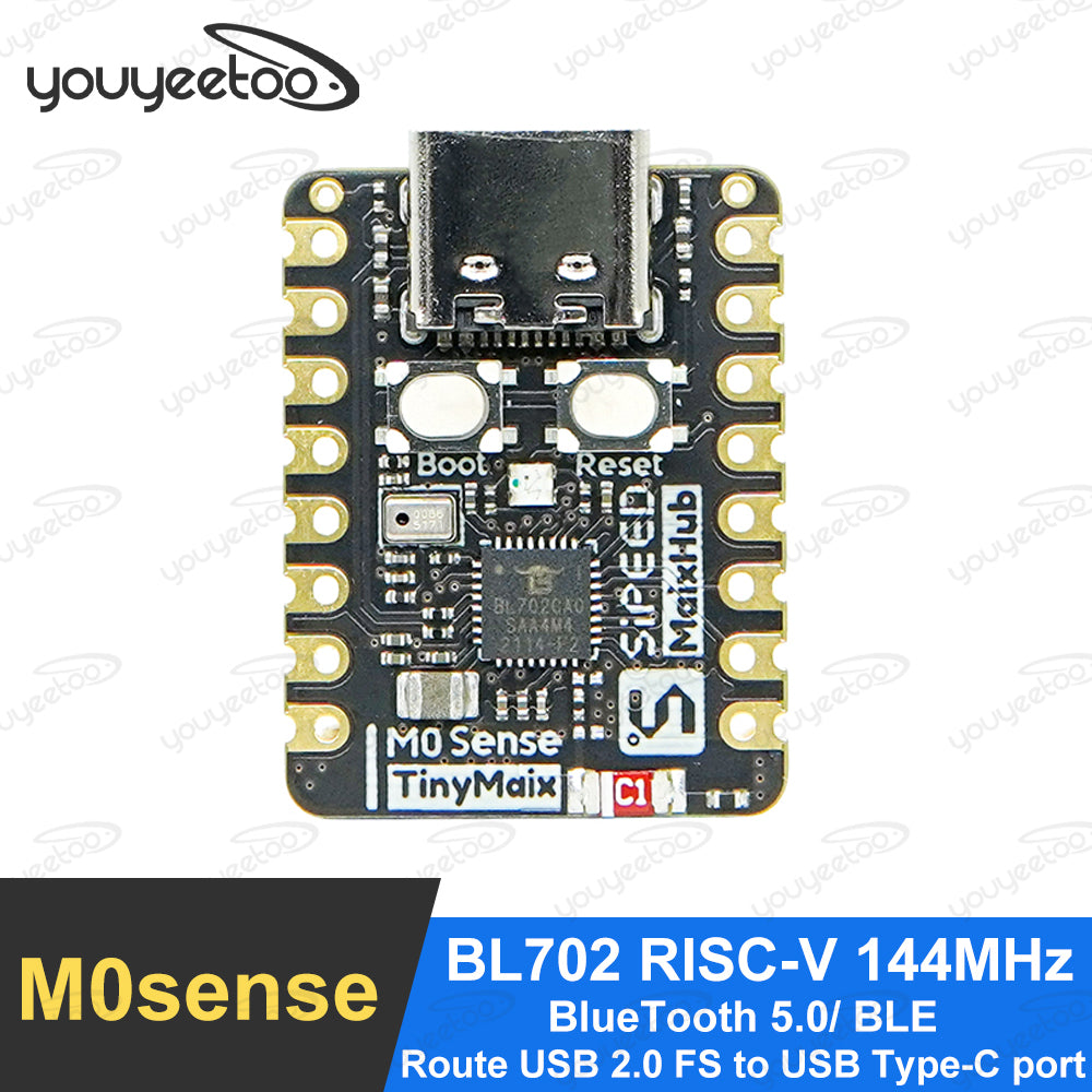 Sipeed M0sense - 0.68inch OLED, BT 5.0, IMU, MIC, AIoT, 144MHz, BL702 RISC-V - AIot RISC-V Board