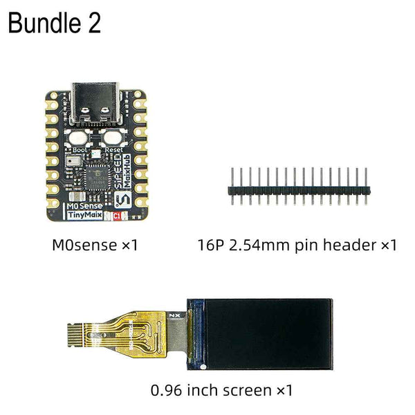 Sipeed M0sense - 0.68inch OLED, BT 5.0, IMU, MIC, AIoT, 144MHz, BL702 RISC-V - AIot RISC-V Board