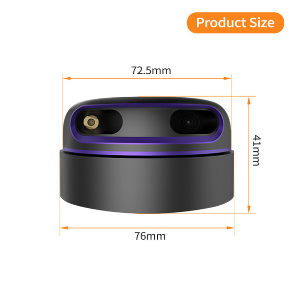 Slamtec RPLIDAR A3M1 (25M) - 2D Laser Range Sensor Kit,25meters Scanning Radius Lidar Module for Robot/Navigation AGV/UAV/Maker Education