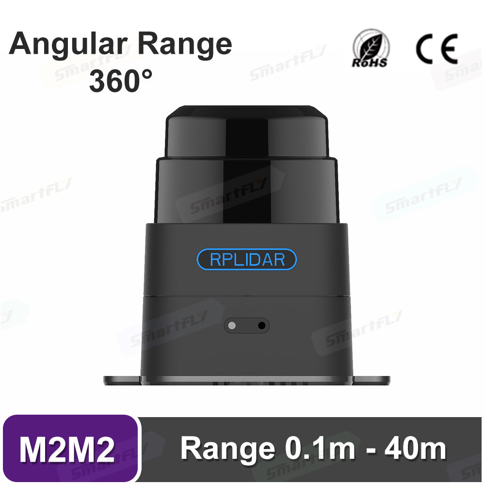 Slamtec RPLIDAR M2M3 (40M) LIDAR Sensor - Angular Range 360° Measuring Range   Scanner Commercial Outdoor robot